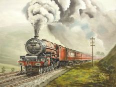 Joe Townend GRA (British 1946-): Railway Locomotive - Princess Royal Class 46200,