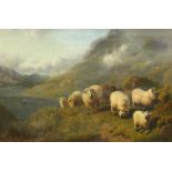 Sydney Watson Arthur (British 1881-1932): Highland Sheep - 'Loch Tay Perthshire',