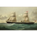 Charles Ogilvy (British 1832-1890): Steamship 'Isis' - Ship's Portrait,