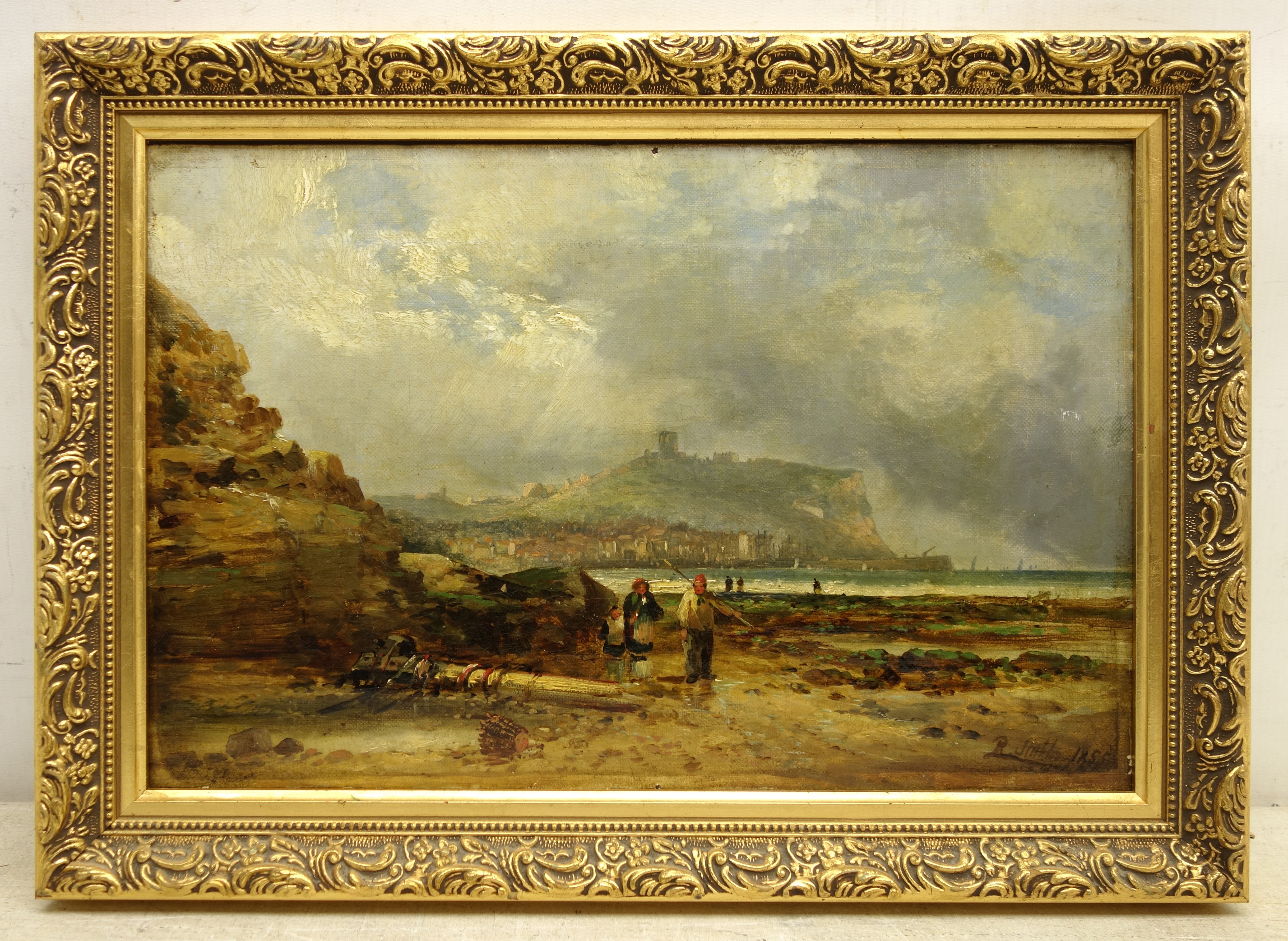 Ralph Reuben Stubbs (British 1824-1879): Scarborough from Cornelian Bay, - Image 2 of 2