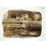 Willem Van Hecke (Belgian 1893-1976): Abstract, oil on paper laid on board signed and dated 1967,