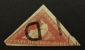 Cape of Good Hope Queen Victoria one penny stamp Condition Report <a