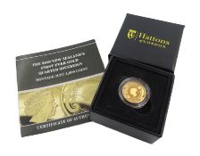 2019 New Zealand's first gold quarter sovereign,