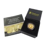 2019 New Zealand's first gold quarter sovereign,