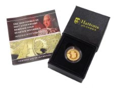 2020 gold quarter gold sovereign The George III 200th anniversary,