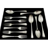 George III dessert spoons and forks by Peter, Ann & William Bateman,