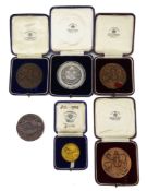 Collection of Agricultural award medals mostly awarded to W.