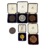 Collection of Agricultural award medals mostly awarded to W.