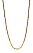 9ct gold Byzantine link necklace hallmarked,