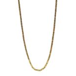 9ct gold Byzantine link necklace hallmarked,