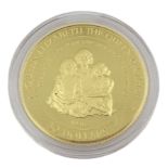 Queen Elizabeth II Cook Islands 1995 fifty dollars gold coin Condition Report