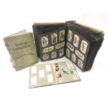Collection of cigarette cards in album mostly part sets including Will's Time & Motion, Aviation,
