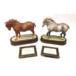 Royal Worcester Suffolk Stallion modelled by Doris Lindner, model No.