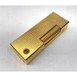 Dunhill gold-plated lighter no. 14618, unboxed Condition Report <a href='//www.