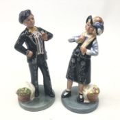 Royal Doulton figurines Pearly Girl HN 2769 and Pearly Boy HN 2767 (2) Condition Report