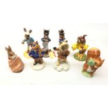 Six Bunnykins boxed figures comprising Easter Parade, Eskimo, Little Boy Blue,