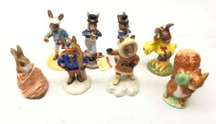 Six Bunnykins boxed figures comprising Easter Parade, Eskimo, Little Boy Blue,