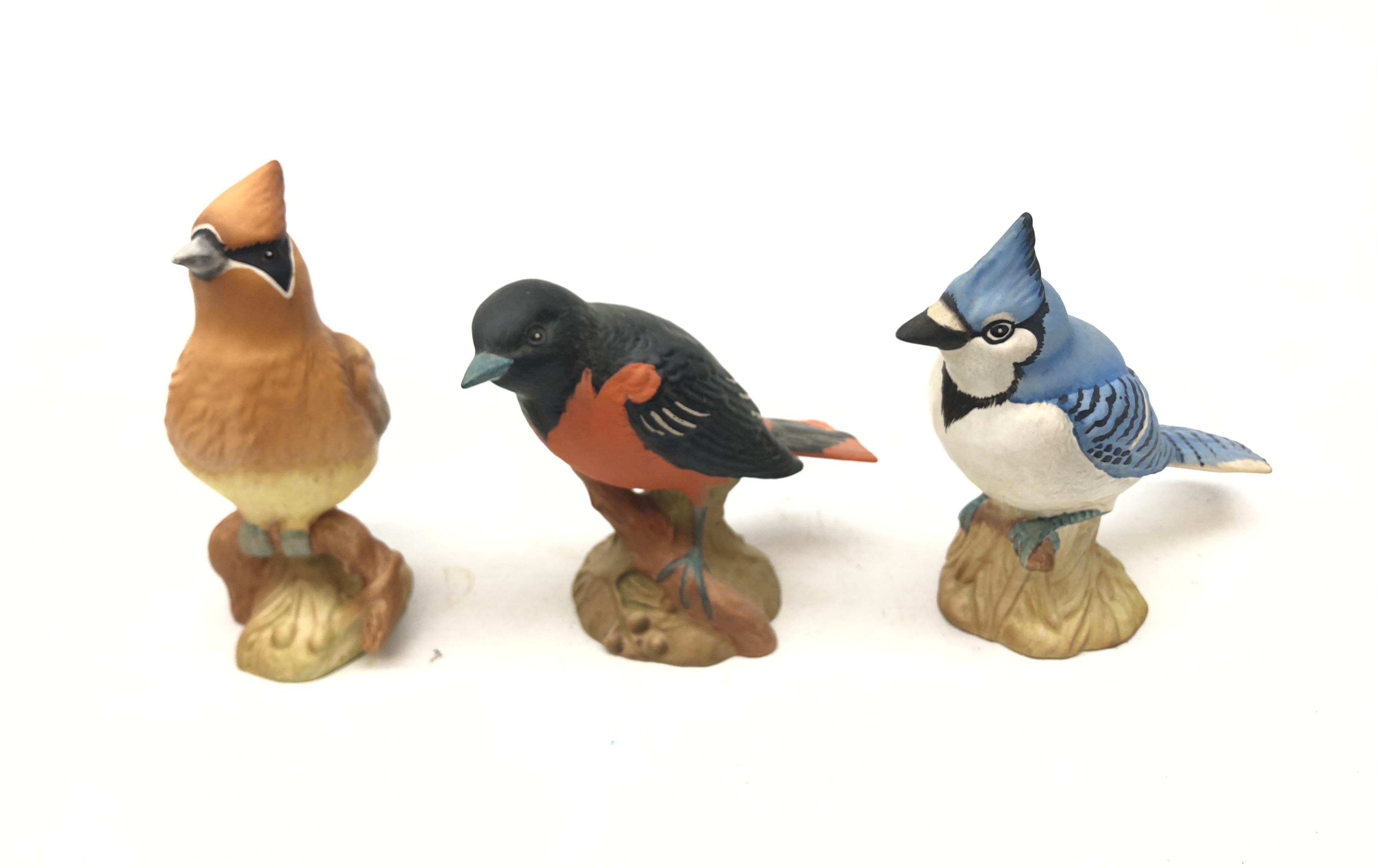 Three Beswick matt glazed birds comprising Baltimore Oriole,