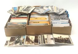 Large quantity of Edwardian and later postcards including Sussex interest, transportation,