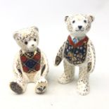 Two Royal Crown Derby paperweights: Diamond Jubilee Teddy bear,