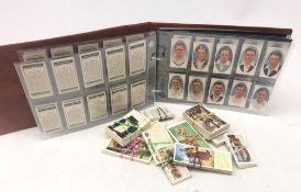 Collection of cricket cigarette and trade cards including set, part sets and odds, by Carreras,