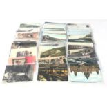 Approximately sixty-five mostly Edwardian topographical postcards,