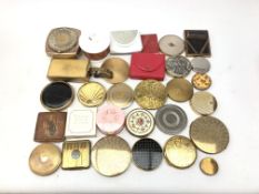 Collection of assorted vintage powder compacts & including Musical compacts by Sankyo,