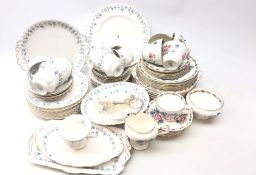 Royal Albert Memory Lane pattern tea service for eight settings and an Aynsley Field Fair pattern
