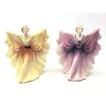 Two Royal Doulton figures 'Isadora' HN 2938 and 'Celeste' HN 3322 designed by Peter Gee