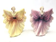 Two Royal Doulton figures 'Isadora' HN 2938 and 'Celeste' HN 3322 designed by Peter Gee