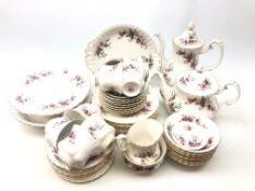 Royal Albert Lavender Rose pattern tea service for eight settings Condition Report