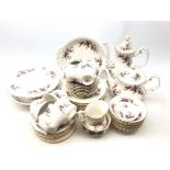 Royal Albert Lavender Rose pattern tea service for eight settings Condition Report