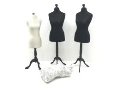 Four mannequins with three stands (4) Condition Report <a href='//www.