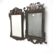 Two Chippendale style mirrors, W42cm, H69cm Condition Report <a href='//www.