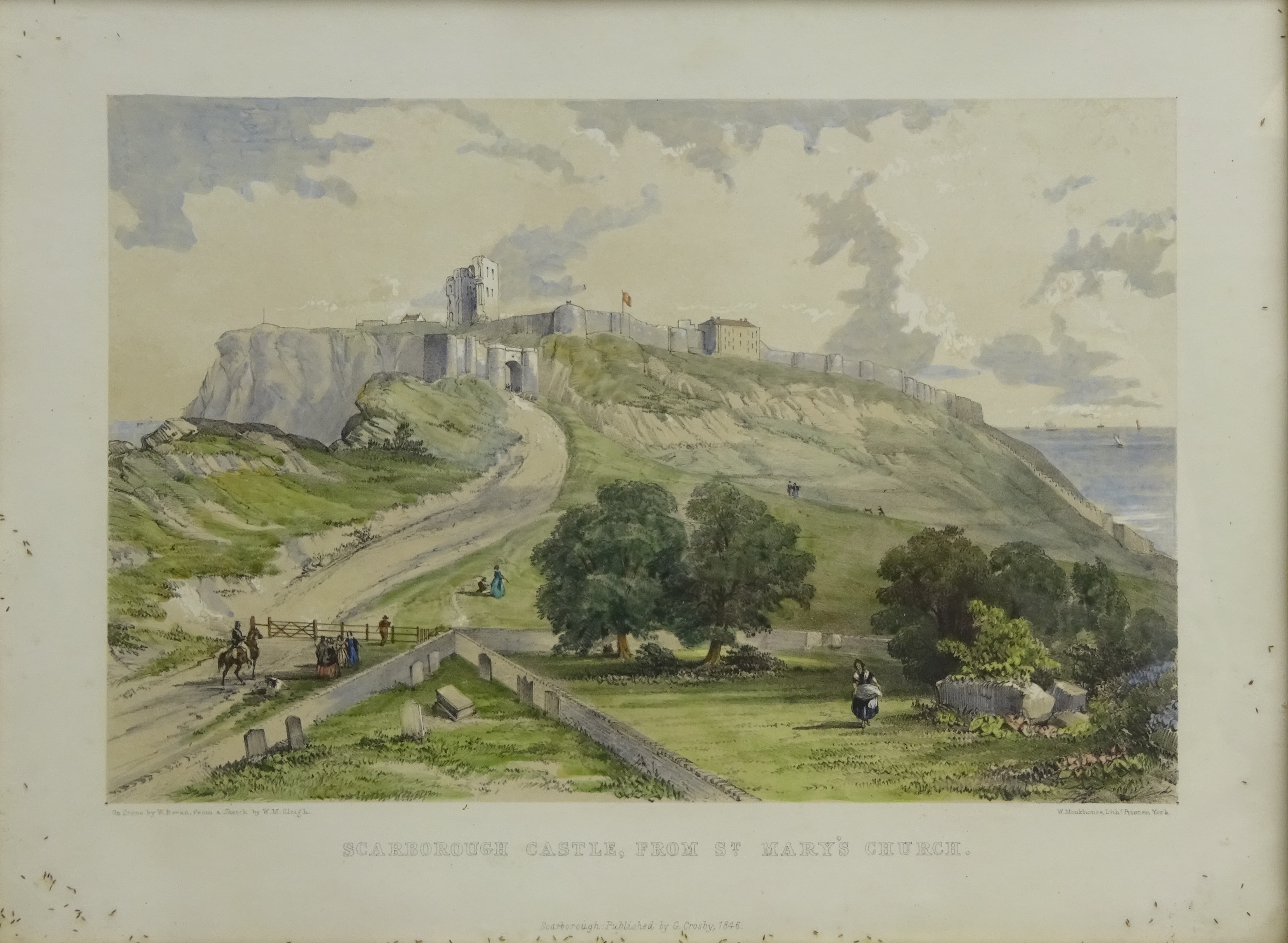 'Scarborough from the Sea', 'Scarborough Castle, from St Mary's Church', - Image 6 of 6