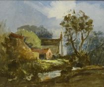 William Sidney Reed (British 1902-1969): 'Elm Tree Farm, Caistor'