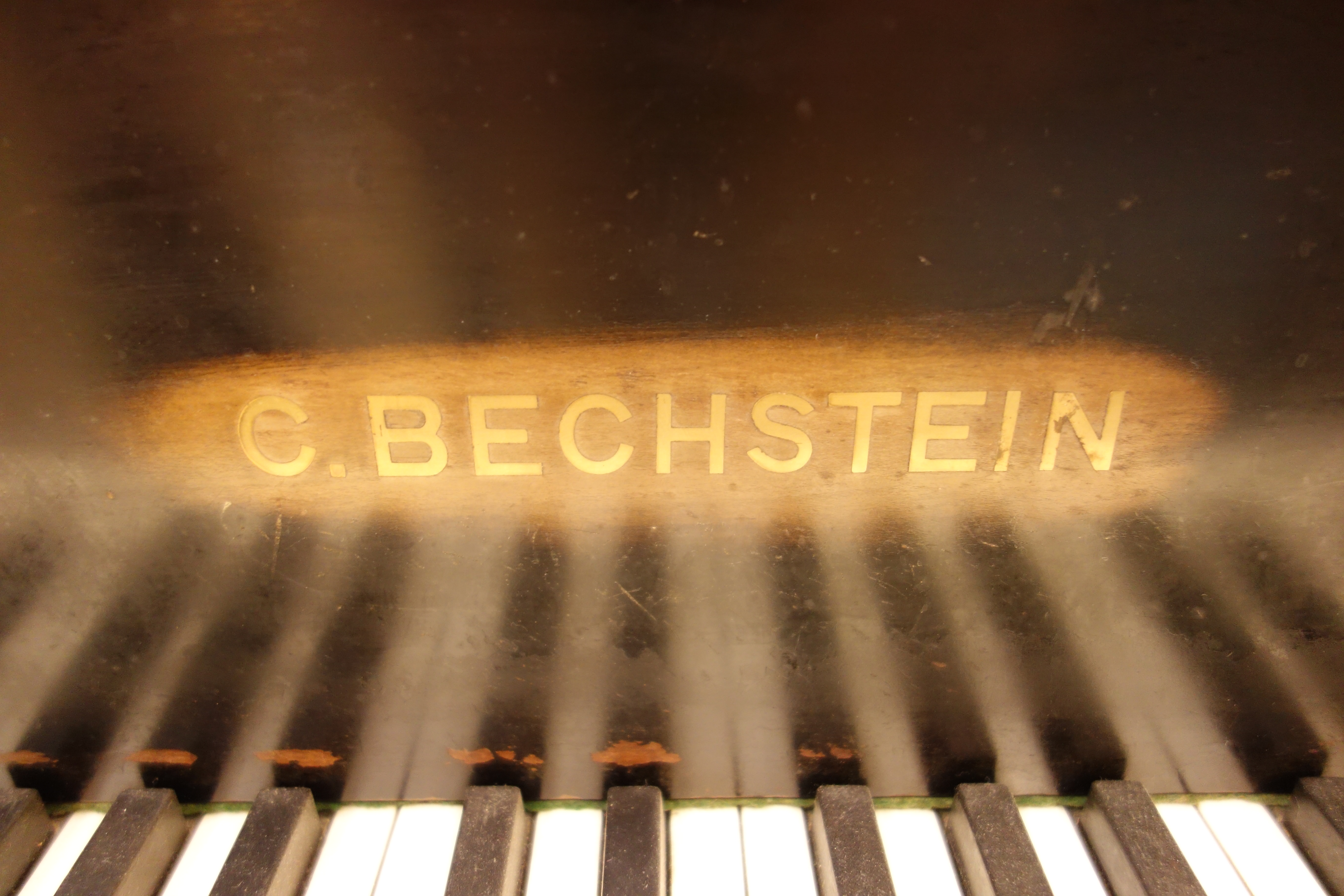 Early 20th century Bechstein model L ebonised baby grand piano, iron framed - Image 3 of 10