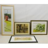 Percy Hope (British 20th century): 'Langdale End' and 'Brompton', three watercolours signed,