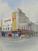 Nina Pickup (British 1947-): The Stephen Joseph Theatre watercolour signed 20.5cm x 15.