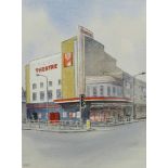 Nina Pickup (British 1947-): The Stephen Joseph Theatre watercolour signed 20.5cm x 15.