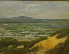 Luplau Janssen (Danish 1869-1927): Coastal scene with Sand Dunes,