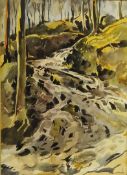 Fred Lawson (British 1888-1968): Woodland Landscape, watercolour