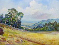 Bruce Kendall (British Contemporary): 'A Shropshire Harvest',