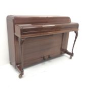 Kemble Minx mahogany cased, cast iron overstrung, upright piano (W132cm, H96cm,