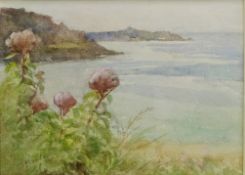 Sydney Josephine Bland (British 1883-?): 'Cabris Bay Cornwall', watercolour signed,