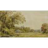 William Henry Pigott (British 1810-1901): Castle in Landscape,