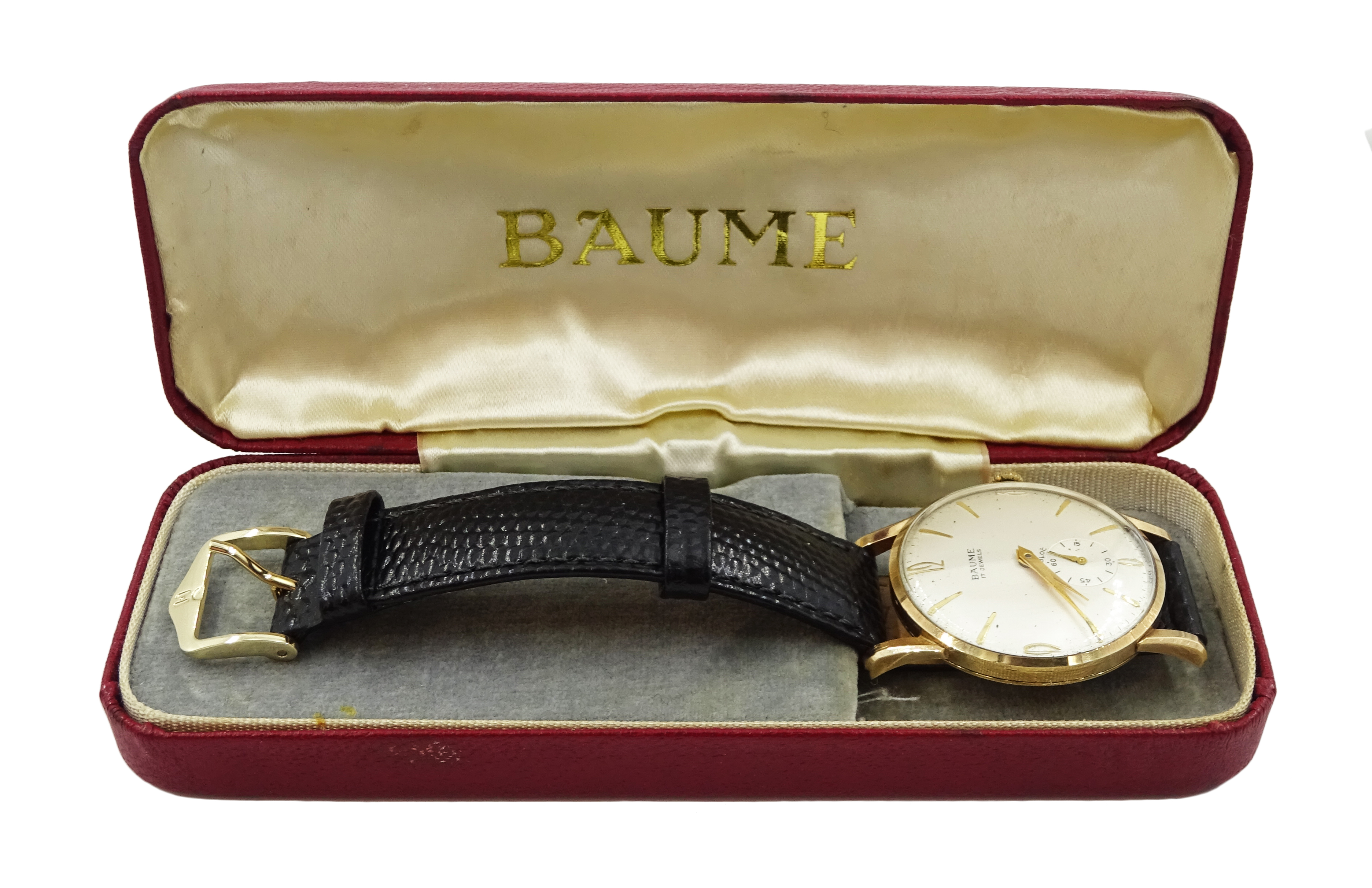 Baume 9ct gold gentleman's manual wind wristwatch c. - Image 2 of 5