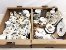 Collection of Crested China comprising a City of York teapot, Inverness teapot,