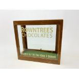 A Rowntree's Chocolates counter top display cabinet, H39cm.