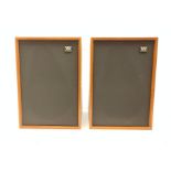 A pair of vintage Wharfdale speakers, H35.5cm. Condition Report <a href='//www.